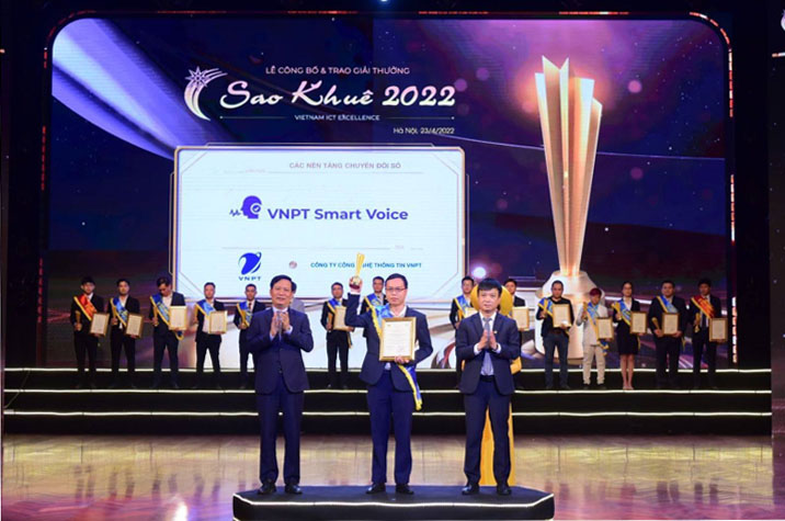 Nền tảng giọng nói thông minh VNPT Smart Voice nhận giải Sao Khuê 2022
